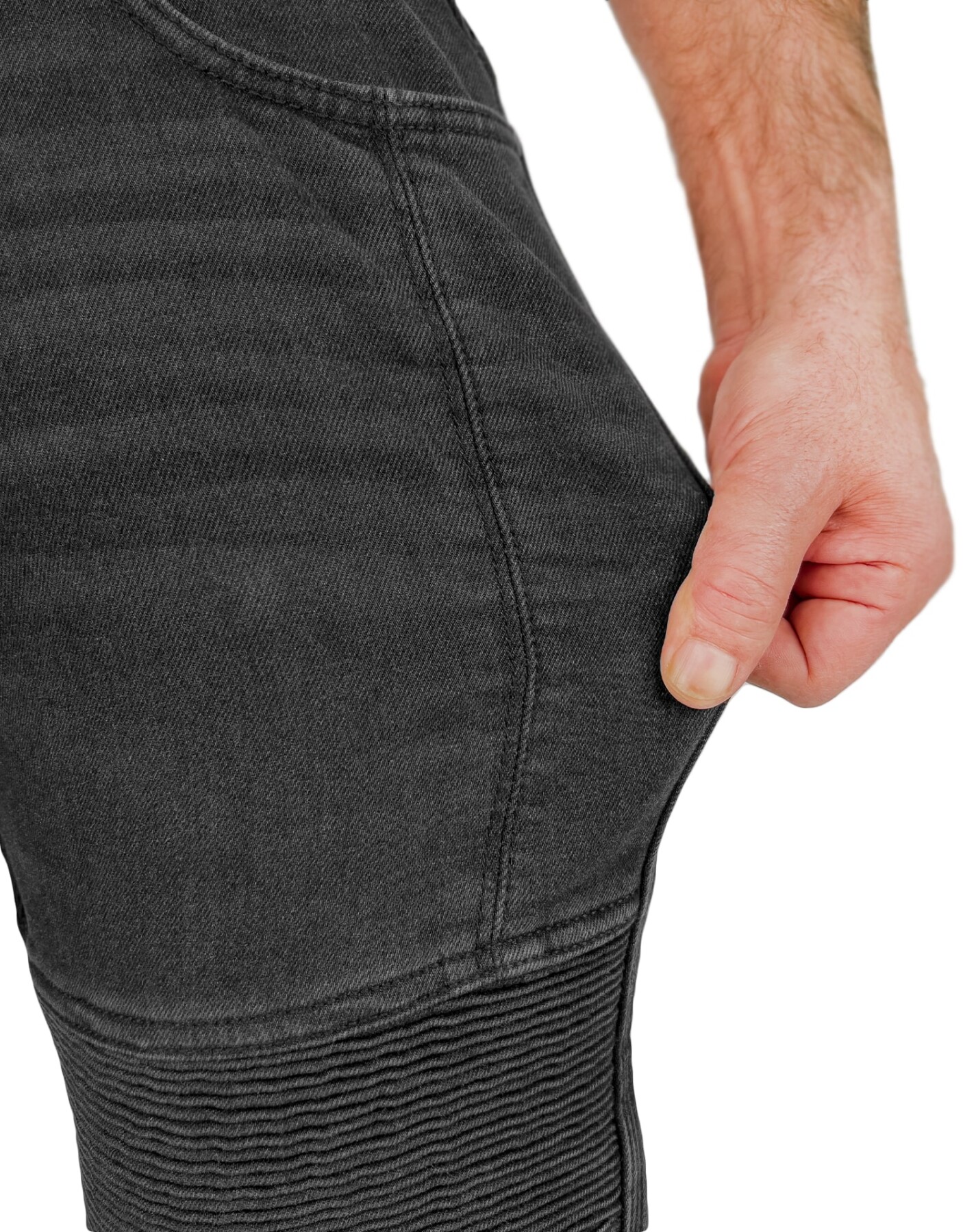 Iron Shield Flexi Korumalı Motosiklet Kot Pantolonu Erkek - 12