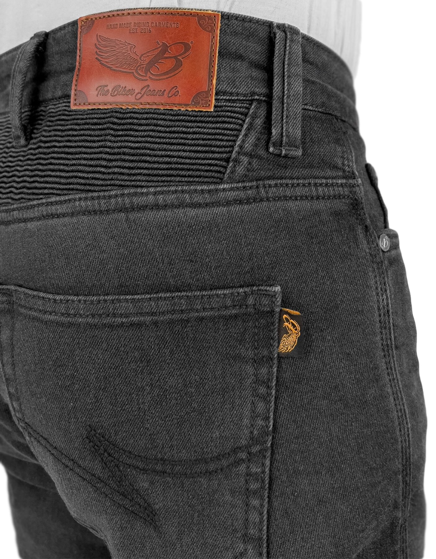 Iron Shield Flexi Korumalı Motosiklet Kot Pantolonu Erkek - 13