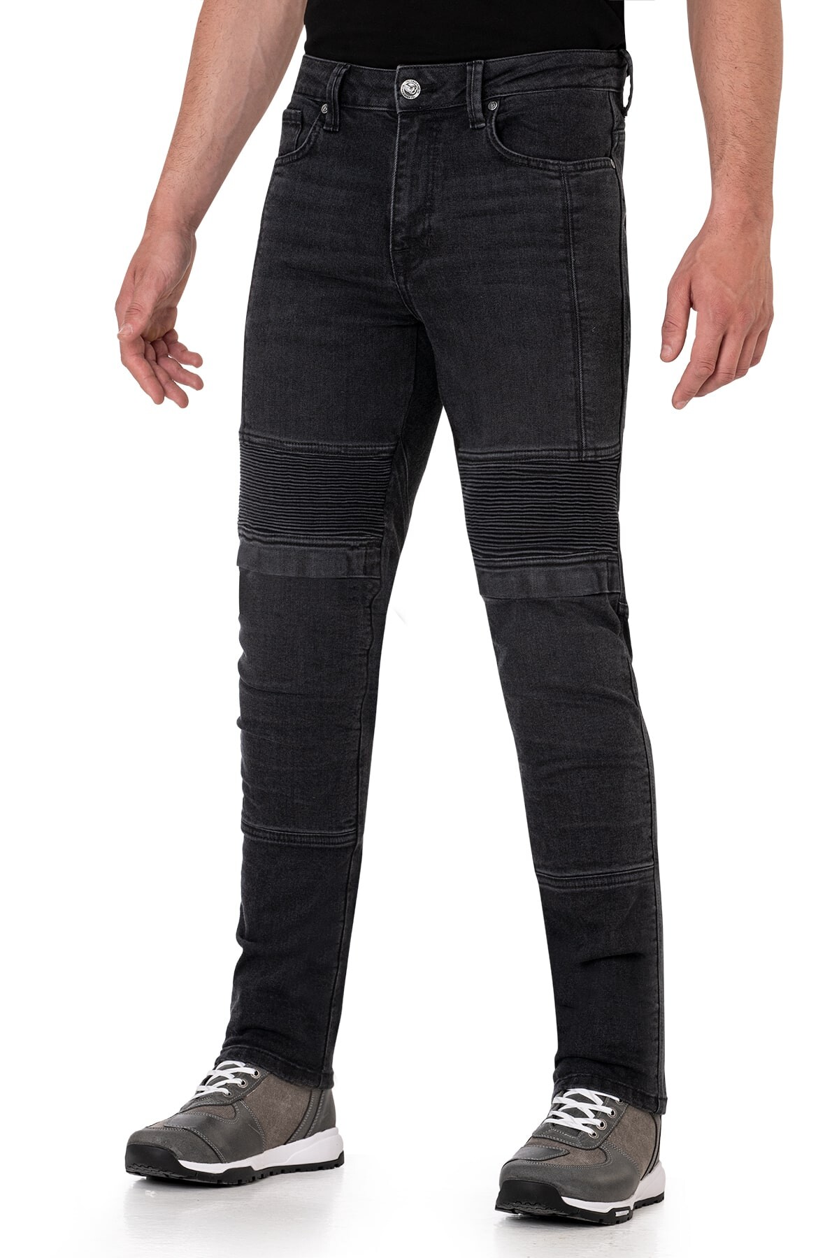 Iron Shield Flexi Korumalı Motosiklet Kot Pantolonu Erkek - 3
