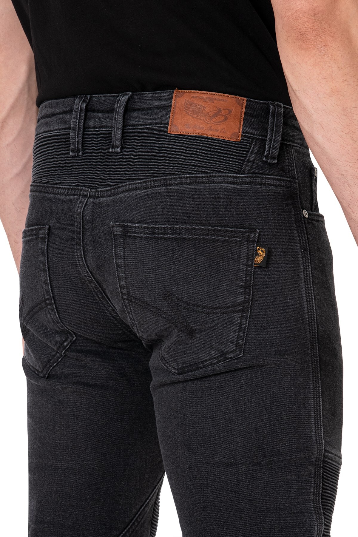 Iron Shield Flexi Korumalı Motosiklet Kot Pantolonu Erkek - 7