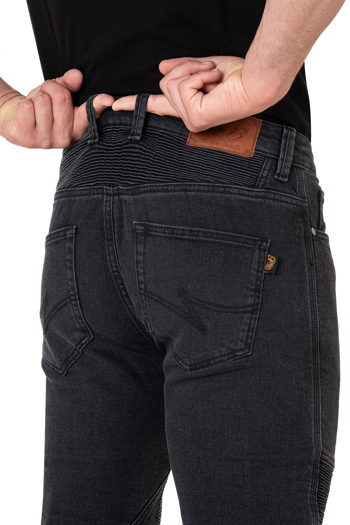 Iron Shield Flexi Korumalı Motosiklet Kot Pantolonu Erkek - 8