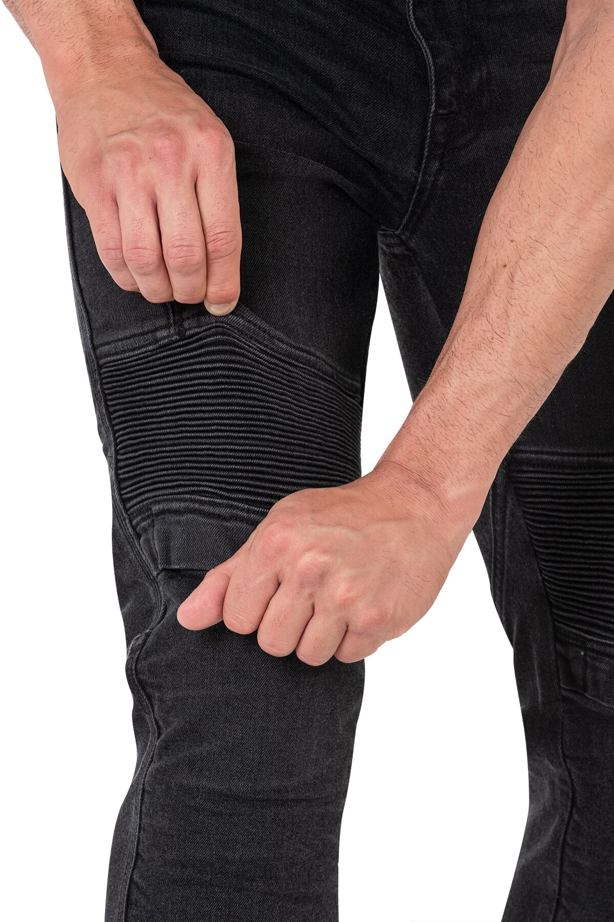Iron Shield Flexi Korumalı Motosiklet Kot Pantolonu Erkek - 9
