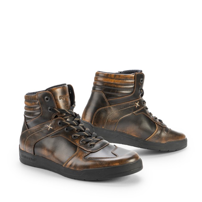 IRON WP BRONZE Armoured Motorcycle Shoes - Thumbnail