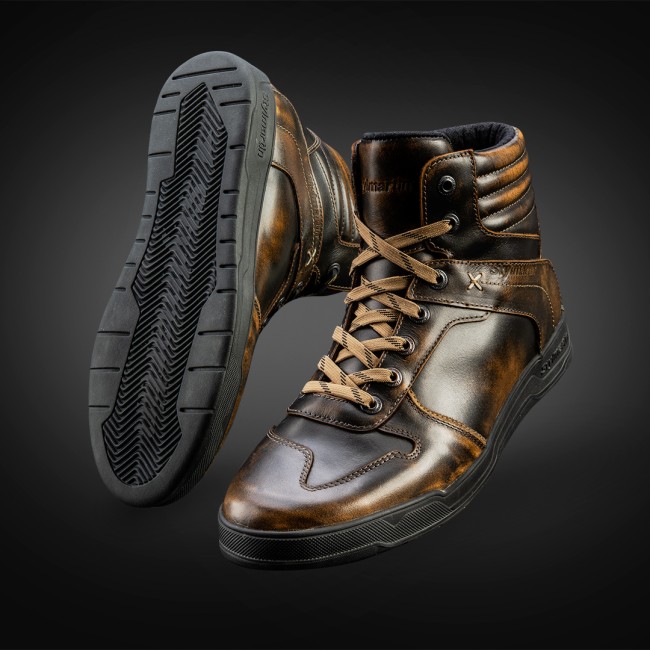 IRON WP BRONZE Armoured Motorcycle Shoes - Thumbnail