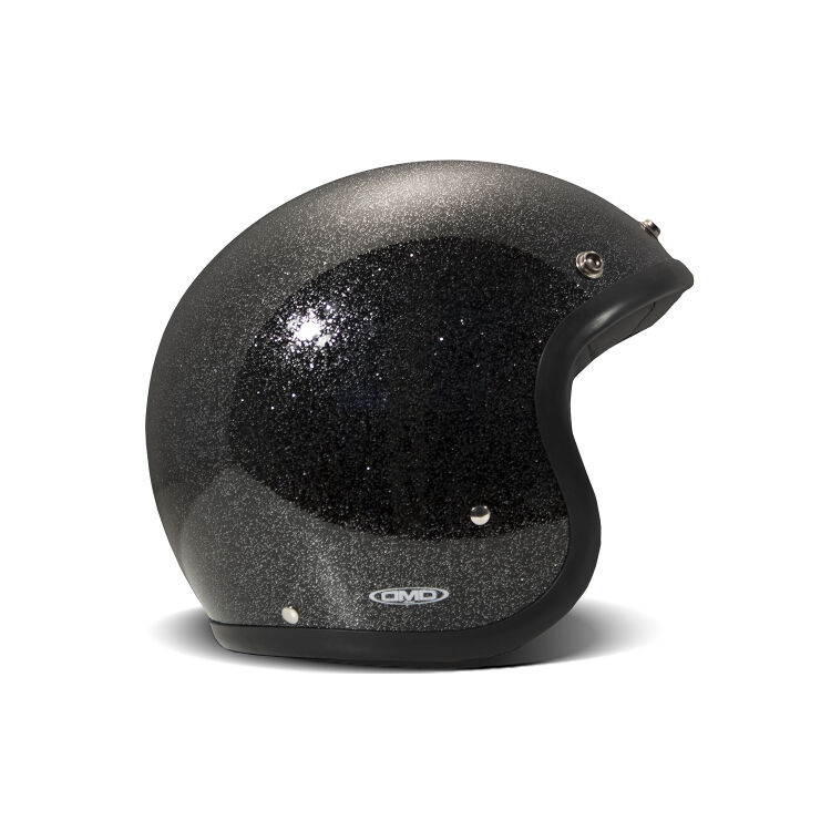 Jet Retro Glitter Black Helmet - 1