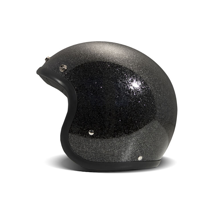 Jet Retro Glitter Black Helmet - 4