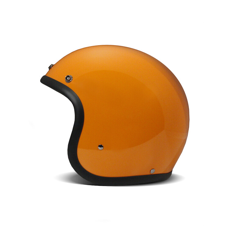 Jet Retro Orange Helmet - 4