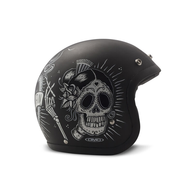 Jet Retro Sin Fin Helmet - 1