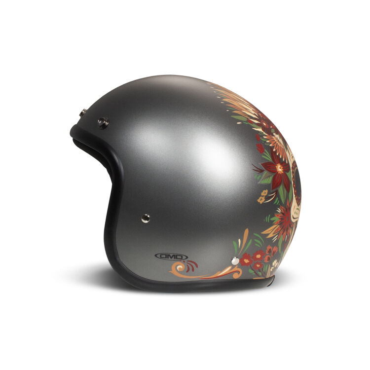 Jet Retro Skull Helmet - 4
