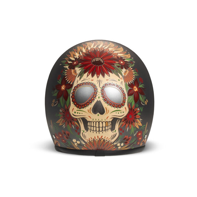 Jet Retro Skull Helmet - 5