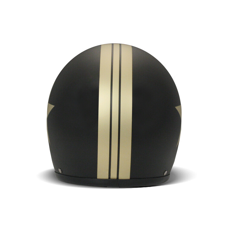 Jet Retro Star Gold Açık Motosiklet Kaskı - 5