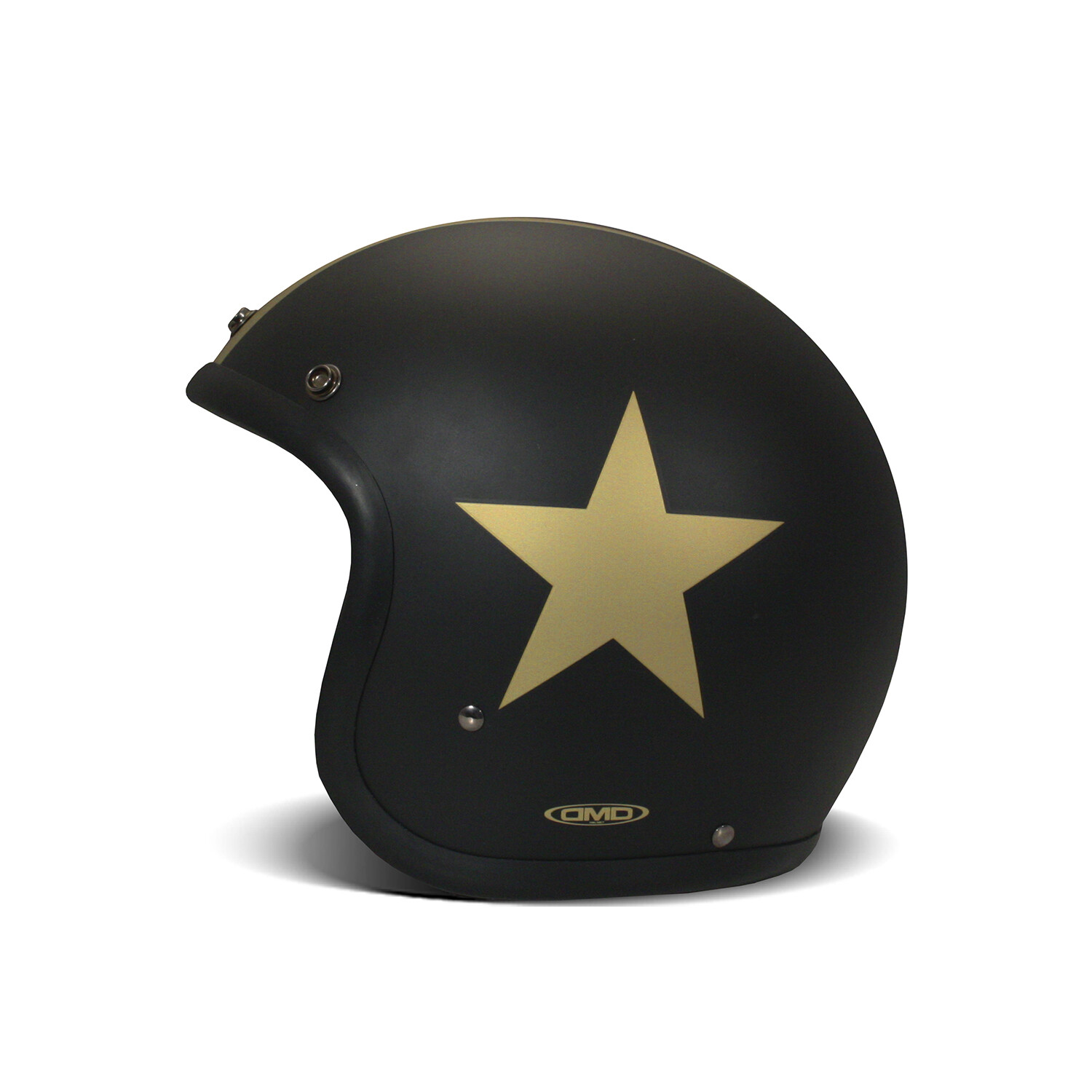 Jet Retro Star Gold Açık Motosiklet Kaskı - 3