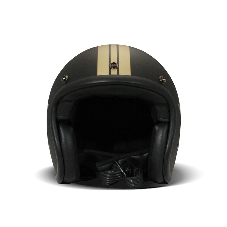 Jet Retro Star Gold Açık Motosiklet Kaskı - 4