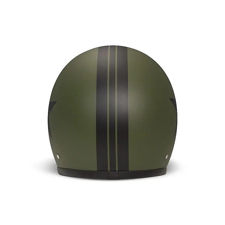 Jet Retro Star Green Helmet - 2
