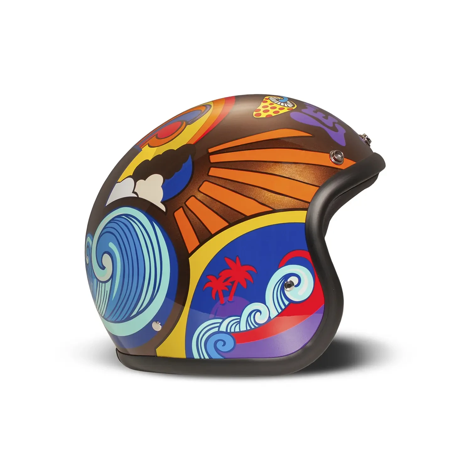 Jet Retro Trip Açık Motosiklet Kaskı - 1