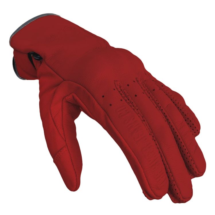 Livia Red Korumalı Motosiklet Deri Eldiveni - 3
