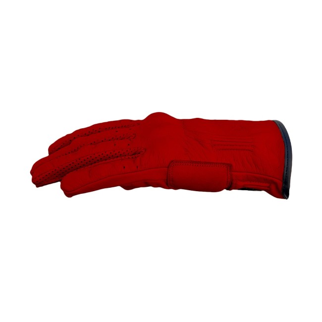 Livia Red Korumalı Motosiklet Deri Eldiveni - 5