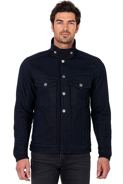 Lloyd Dark Blue Korumalı Motosiklet Montu - 2