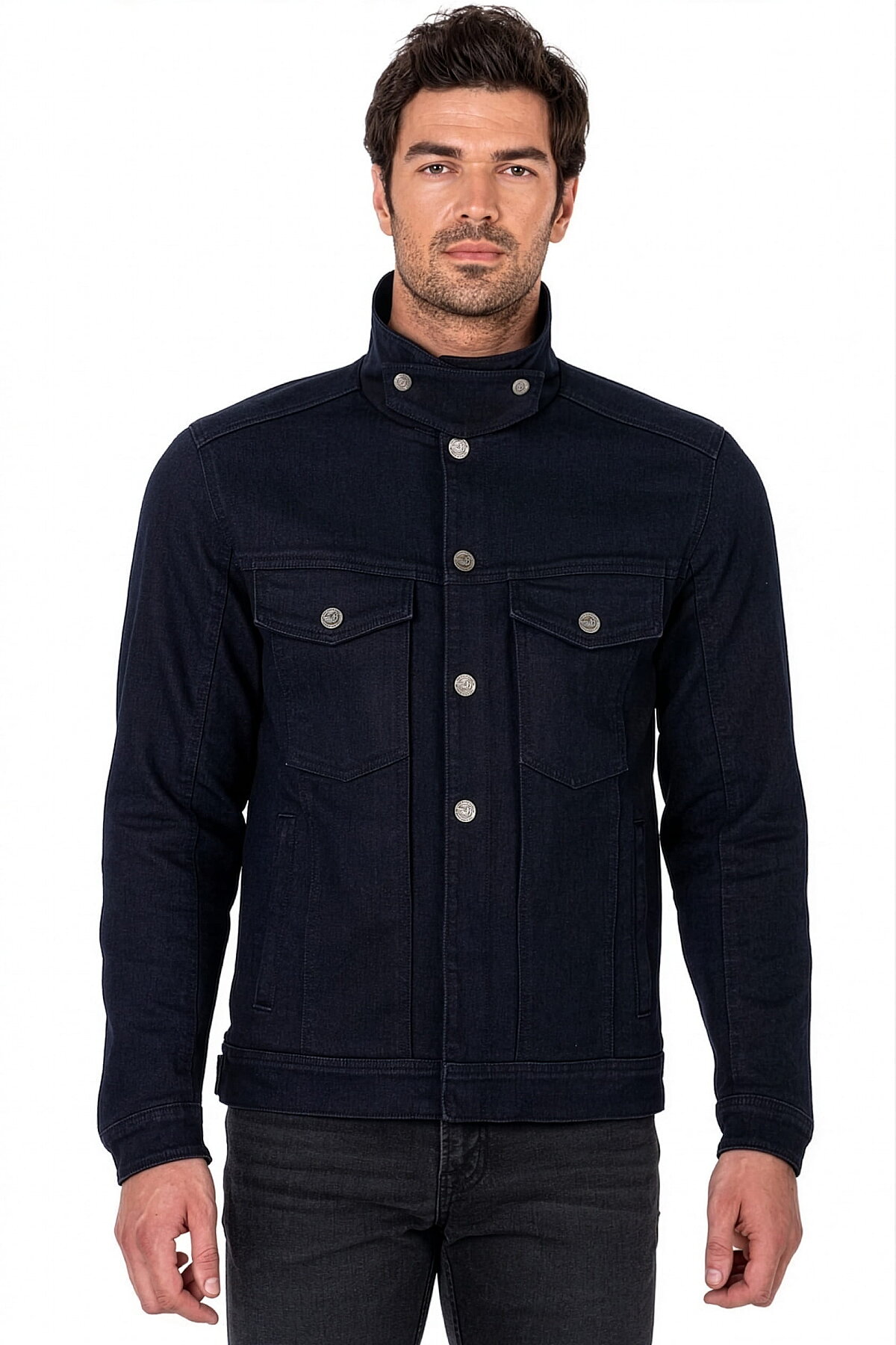 Lloyd Dark Blue Korumalı Motosiklet Montu - 2