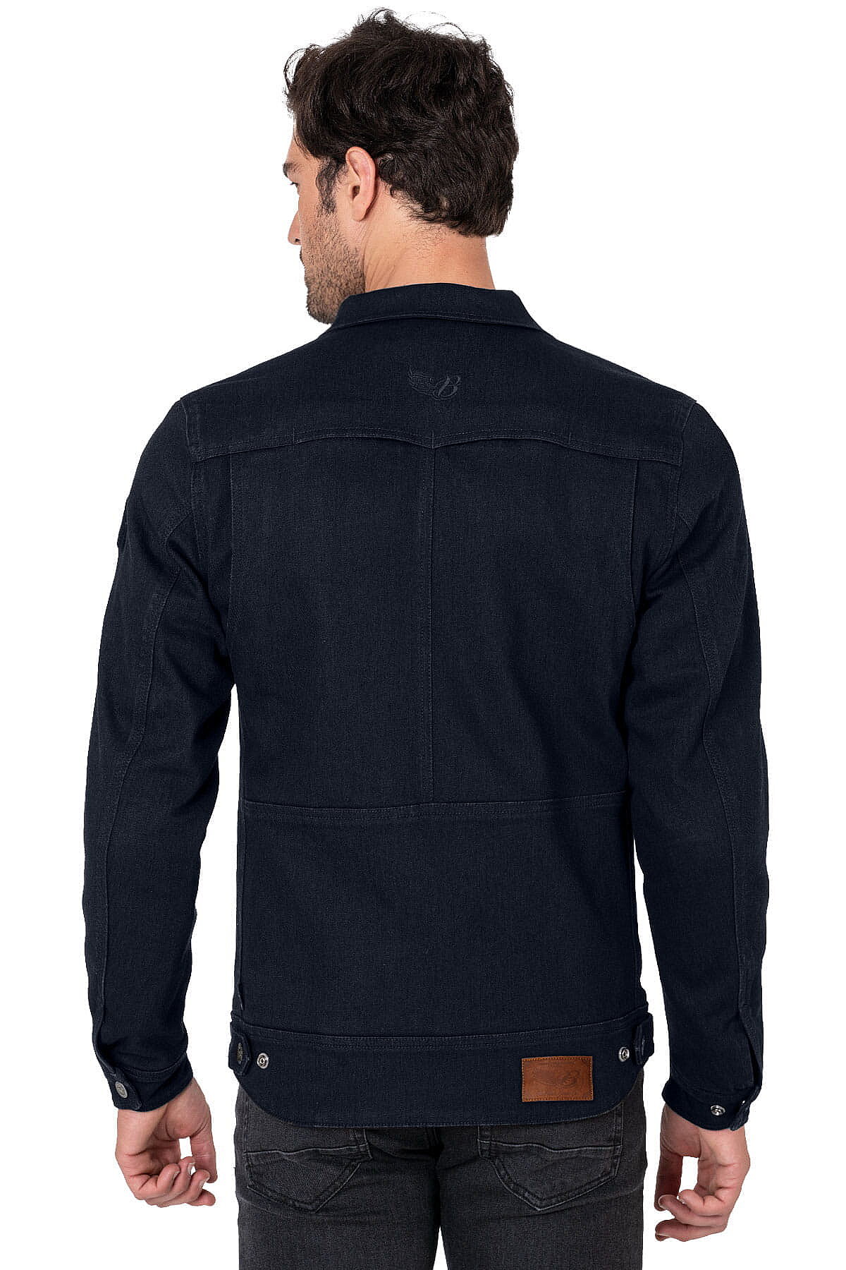 Lloyd Dark Blue Korumalı Motosiklet Montu - 5