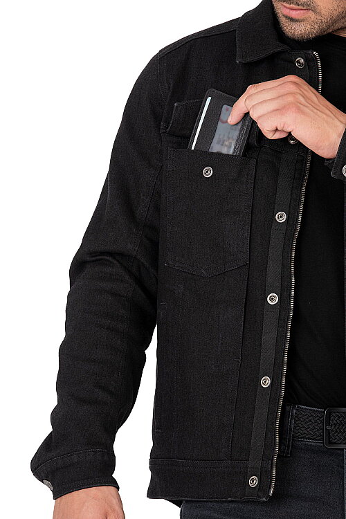 Lloyd Dark Blue Korumalı Motosiklet Montu - 10