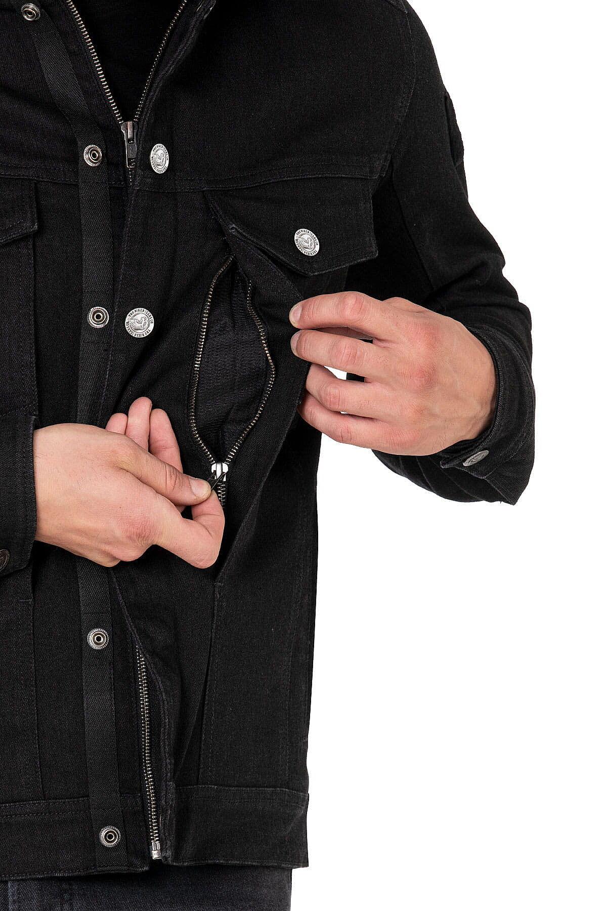 Lloyd Dark Blue Korumalı Motosiklet Montu - 12