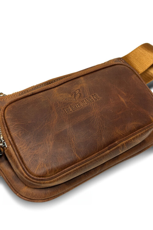 London Hakiki Deri Bel Çantası - 3