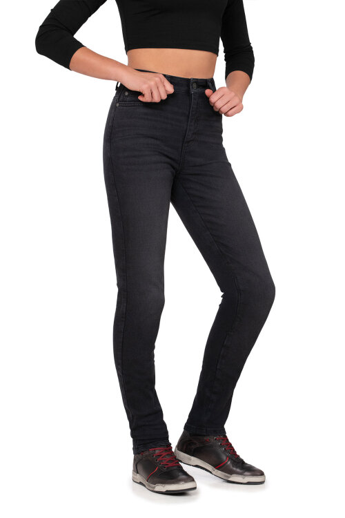 Lucy Black Cordura® Armoured Riding Jeans - 5