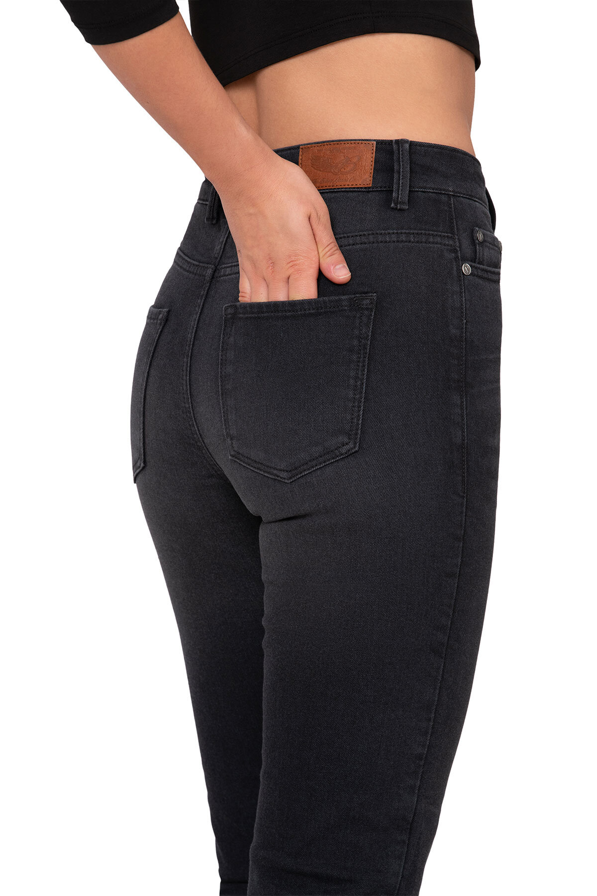 Lucy Black Cordura® Armoured Riding Jeans - 8