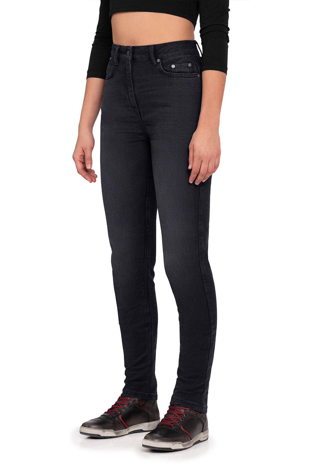 Lucy Black Cordura® Armoured Riding Jeans - 3