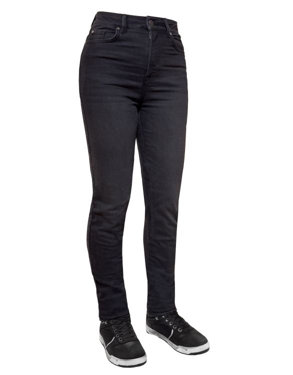 Lucy Black Cordura® Korumalı Motosiklet Kot Pantolonu Kadın