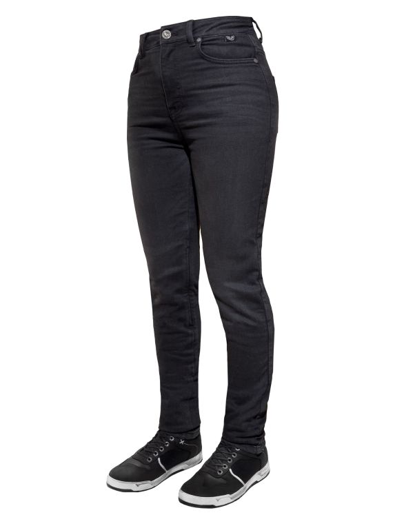 Lucy Black Cordura® Korumalı Motosiklet Kot Pantolonu Kadın - 4