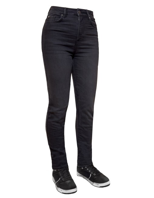 Lucy Black Cordura® Korumalı Motosiklet Kot Pantolonu Kadın - The Biker Jeans