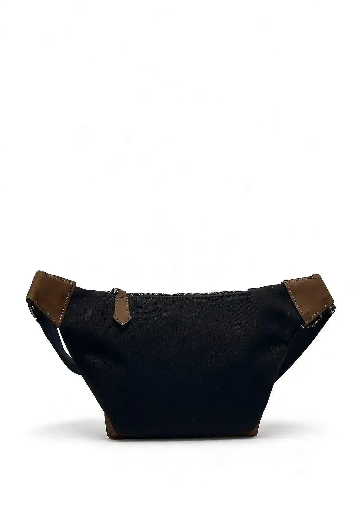 Madrid Dark Brown Hakiki Deri Bel Çantası - 2