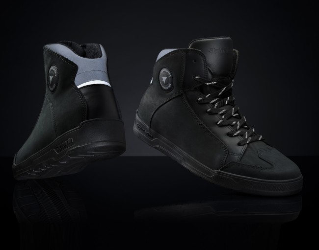 Matt WP Black Armoured Motorcycle Shoes - 2