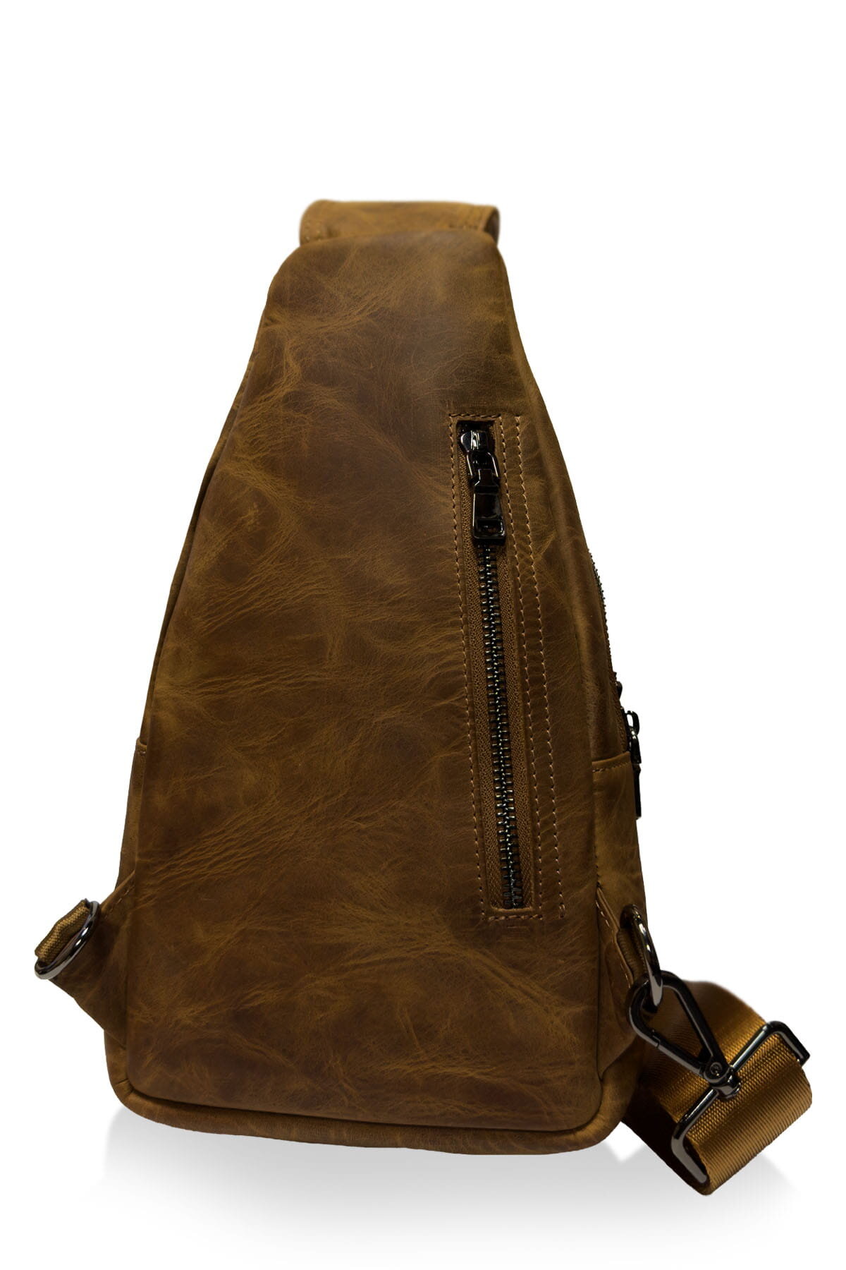 Milano Brown Hakiki Deri Çapraz Çanta - 2