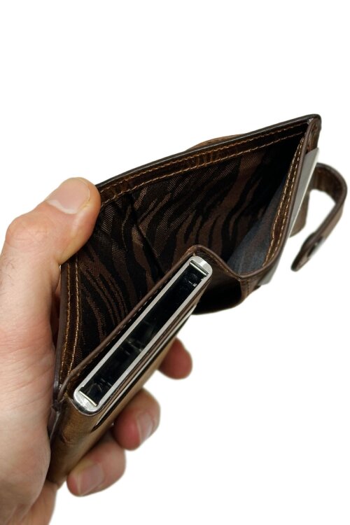 Monaco Hakiki Deri Kartlıklı Cüzdan - 3