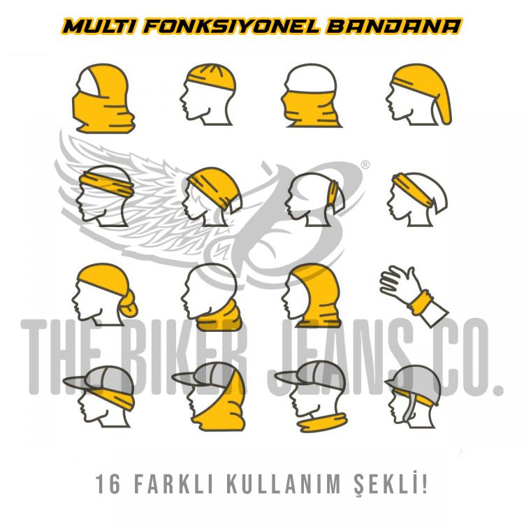 Multi Fonksiyonel Bandana Type 28 - 2