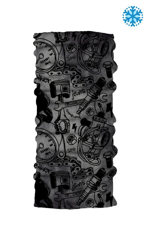 Multi Fonksiyonel Polarlı Bandana Type 21 - The Biker Jeans - Multifunctional Neckwear