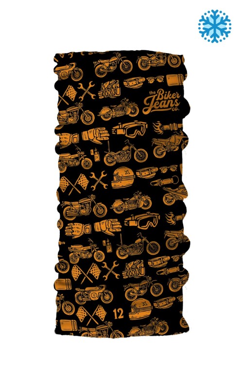 Multi Fonksiyonel Polarlı Bandana Type 41 - The Biker Jeans - Multifunctional Neckwear
