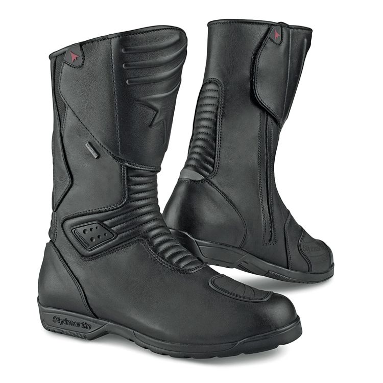 Navigator WP Black Armoured Motorcycle Shoes - 2