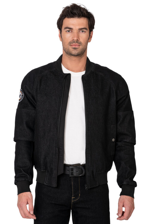 Night Flight Bomber Black Korumalı Motosiklet Montu - 4