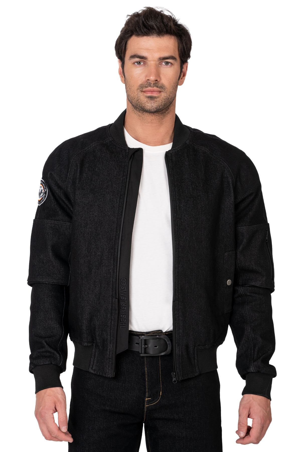 Night Flight Bomber Black Korumalı Motosiklet Montu - 4