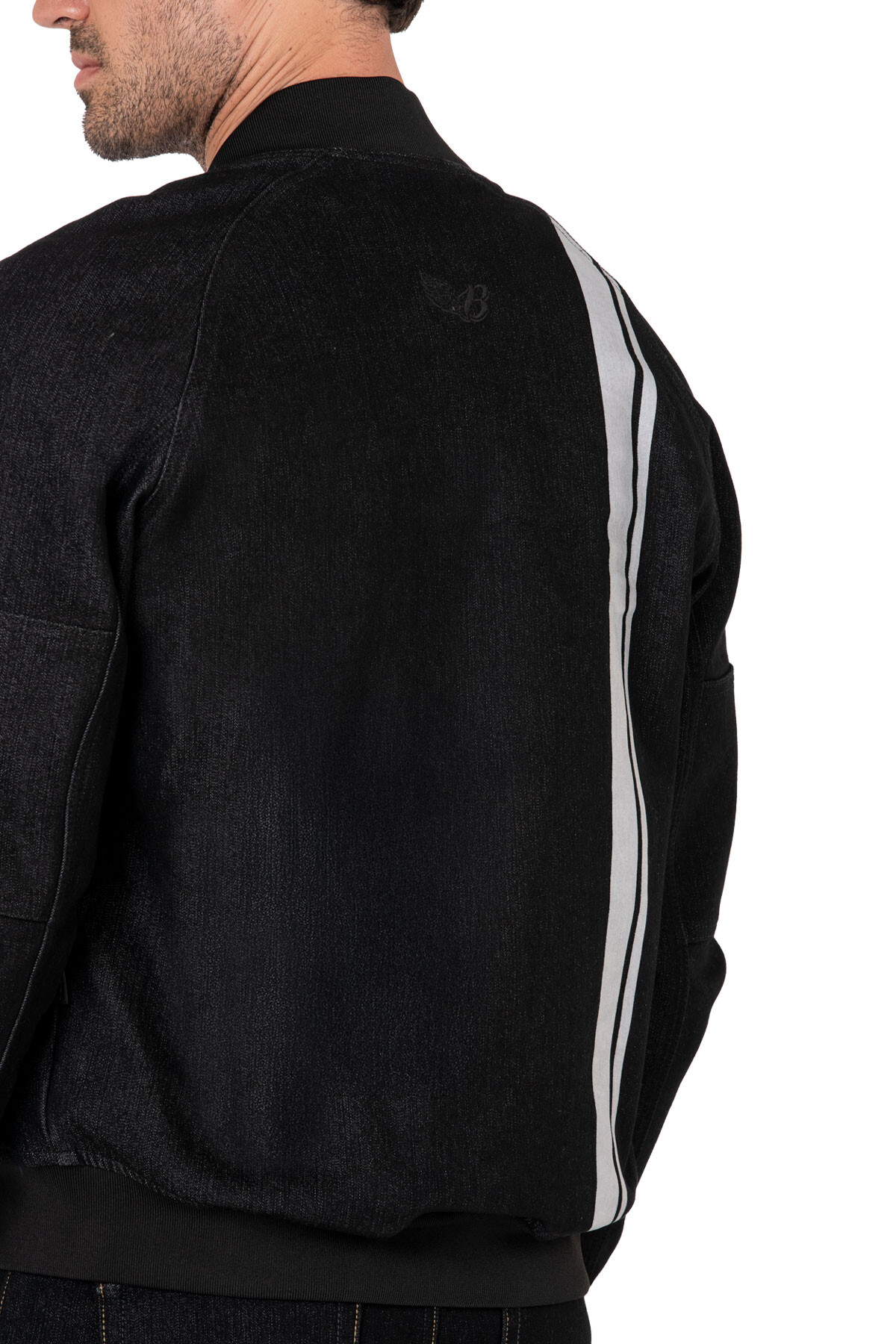 Night Flight Bomber Black Korumalı Motosiklet Montu - 13