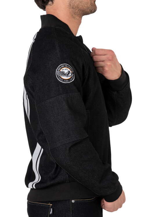 Night Flight Bomber Black Korumalı Motosiklet Montu - 14