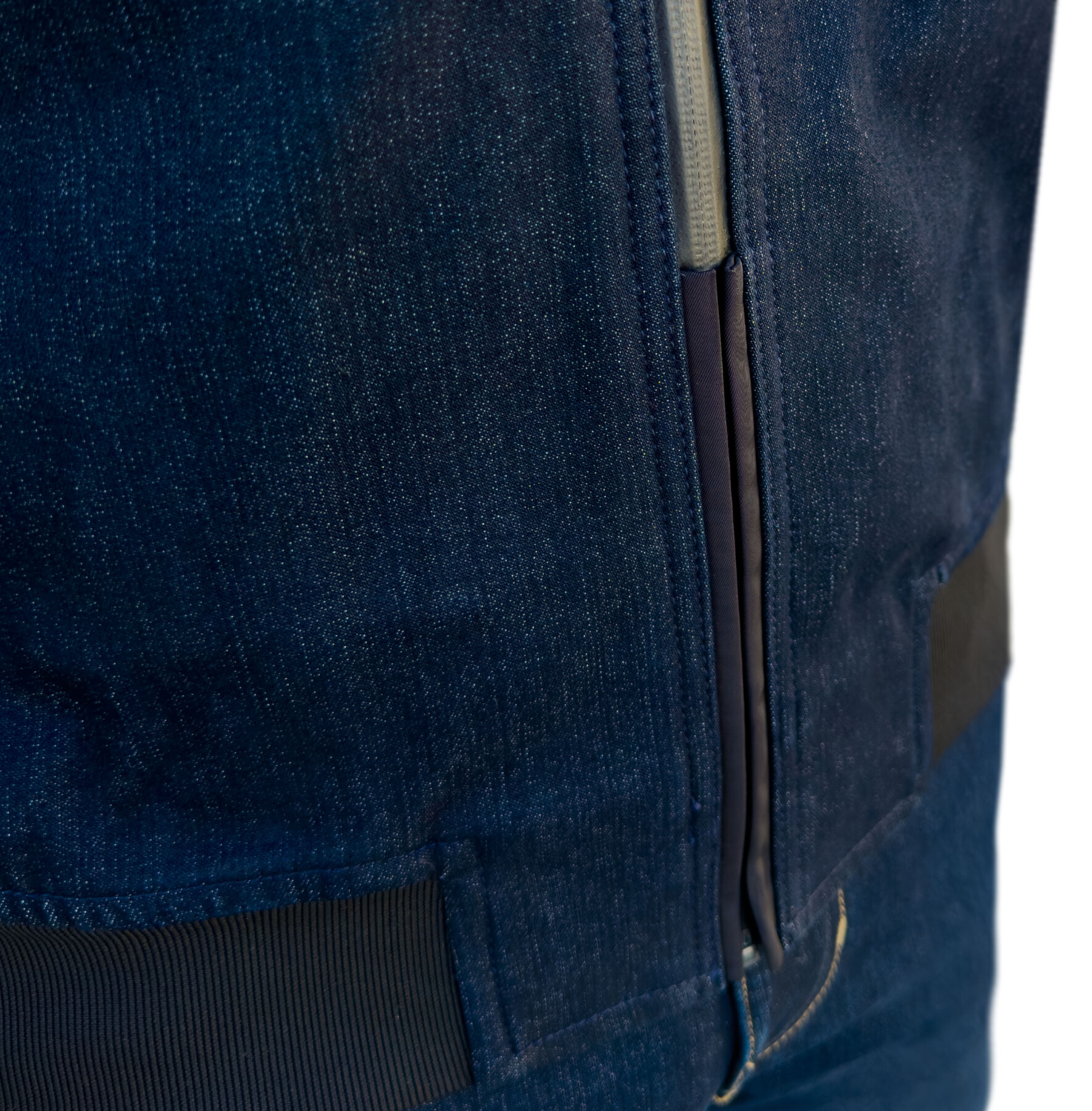 Night Flight Bomber Dark Blue Korumalı Motosiklet Montu - 14