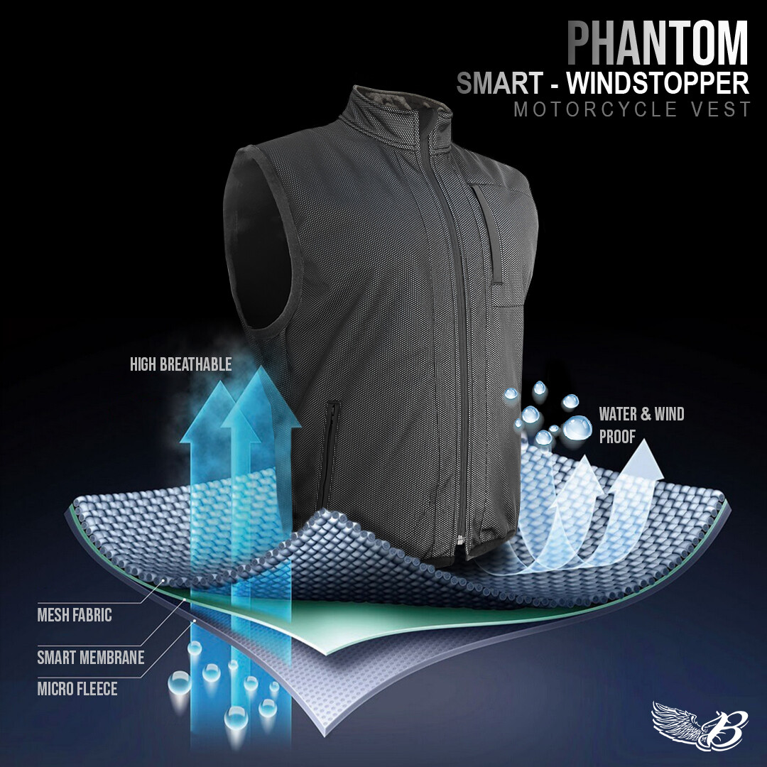 Phantom Smart Windstopper Yelek Unisex