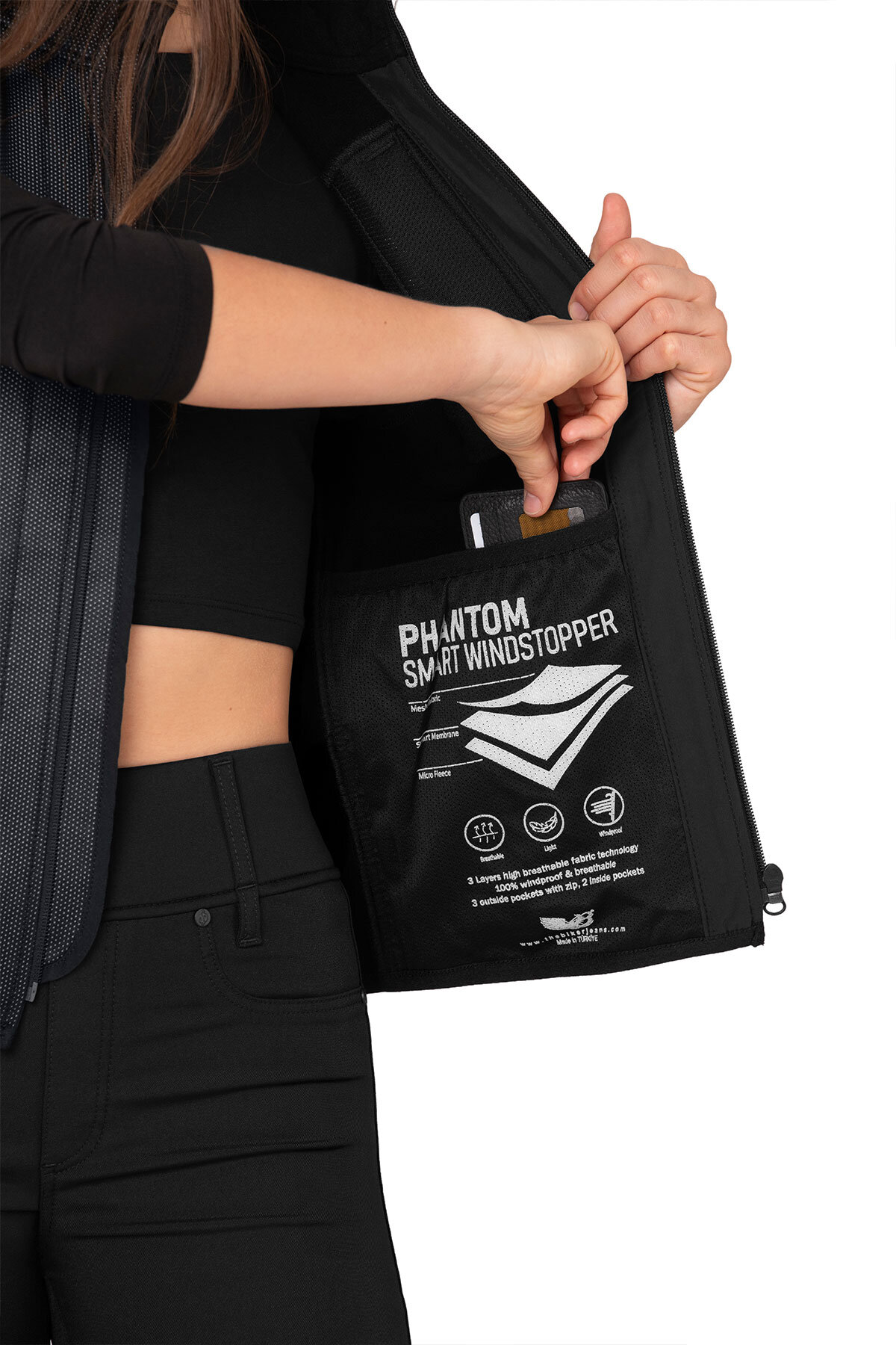 Phantom Smart Windstopper Yelek Kadın - 7