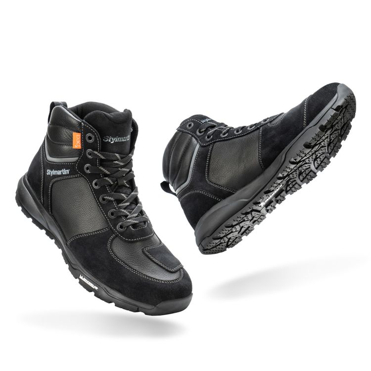 Piper WP Black Armoured Motorcycle Shoes