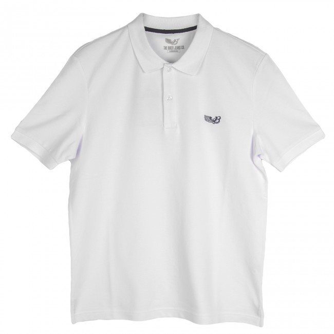 Pique Polo White T-Shirt - Thumbnail